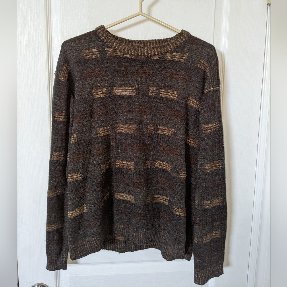 Multi-colour knit sweater